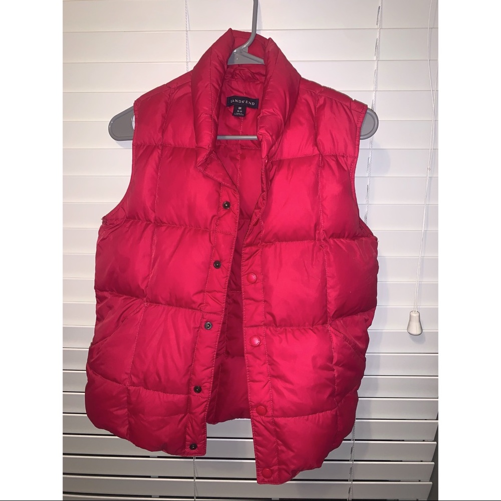 Girls Lands’ End red vest